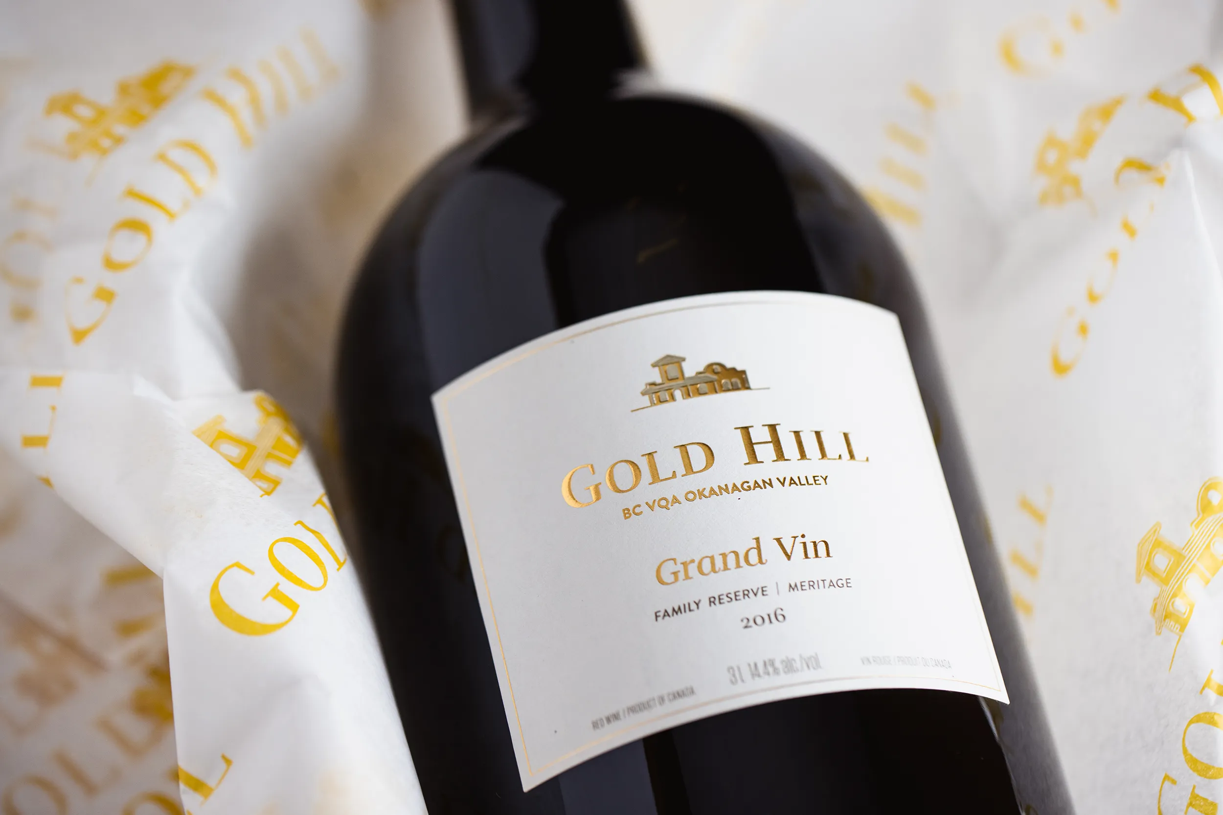 Gold Hill Grand Vin wine bottle